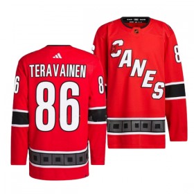 Dresovi Carolina Hurricanes Teuvo Teravainen 86 Adidas 2022-23 Reverse Retro 2.0 Crvena Authentic - Muške